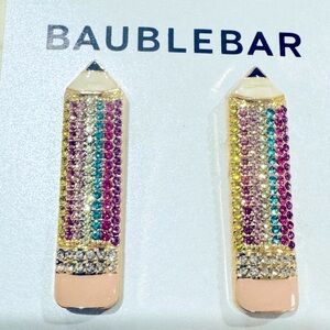 BaubleBar Multicolor Pencil Earrings NWT